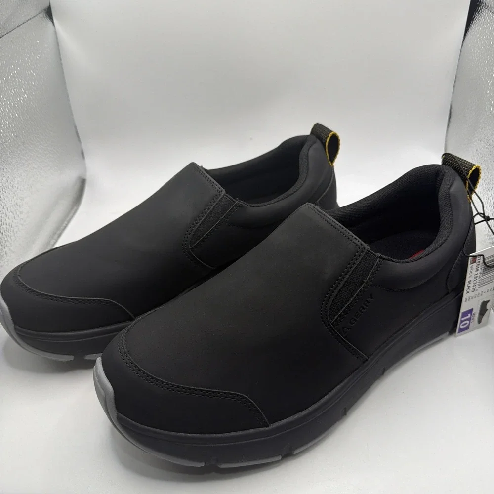 Gerry Moc II Slip-On Casual Shoes Men's Black Flexible Lightweight Comfort - 10‎